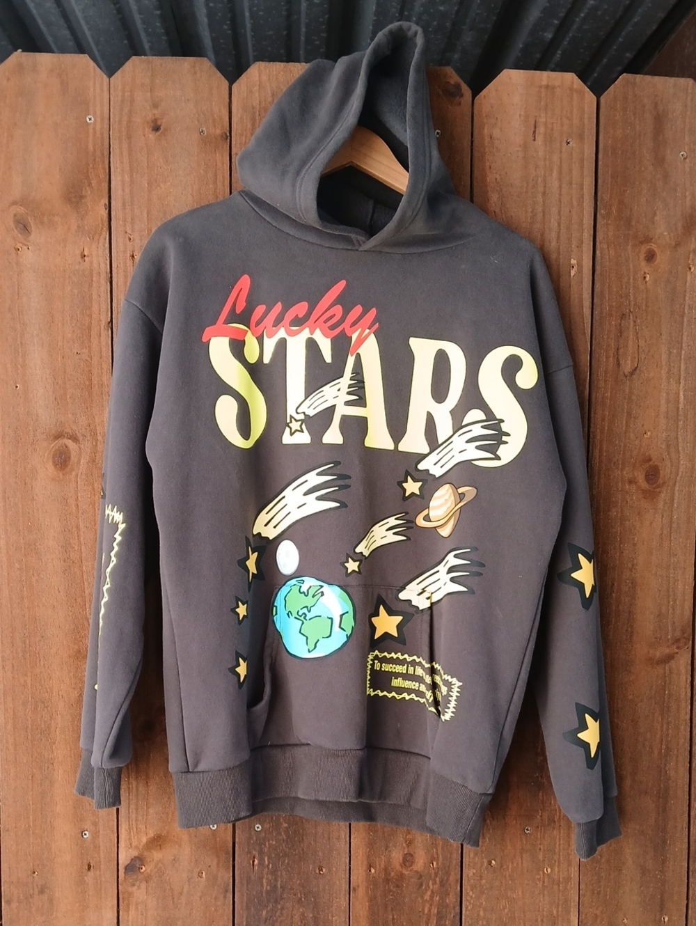 PacSun lucky stars hoodie Sz Medium